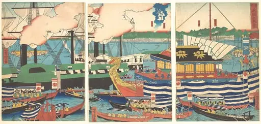 東都芝浦之風景|View of Shibaura, from the series Eastern Capital (Tōto, Shibaura no fūkei)