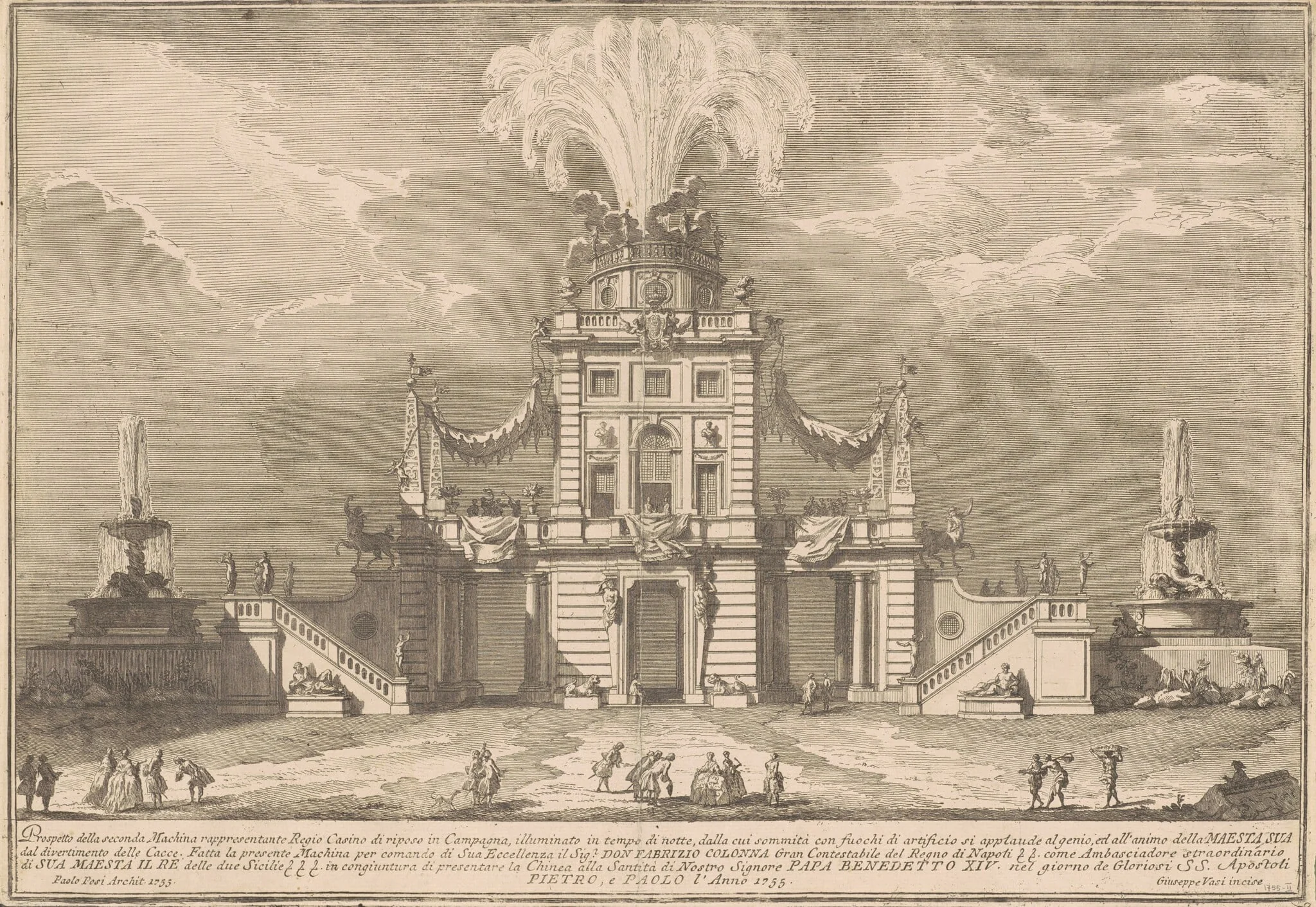 The Seconda Macchina for the Chinea of 1755: A Royal Hunting Lodge