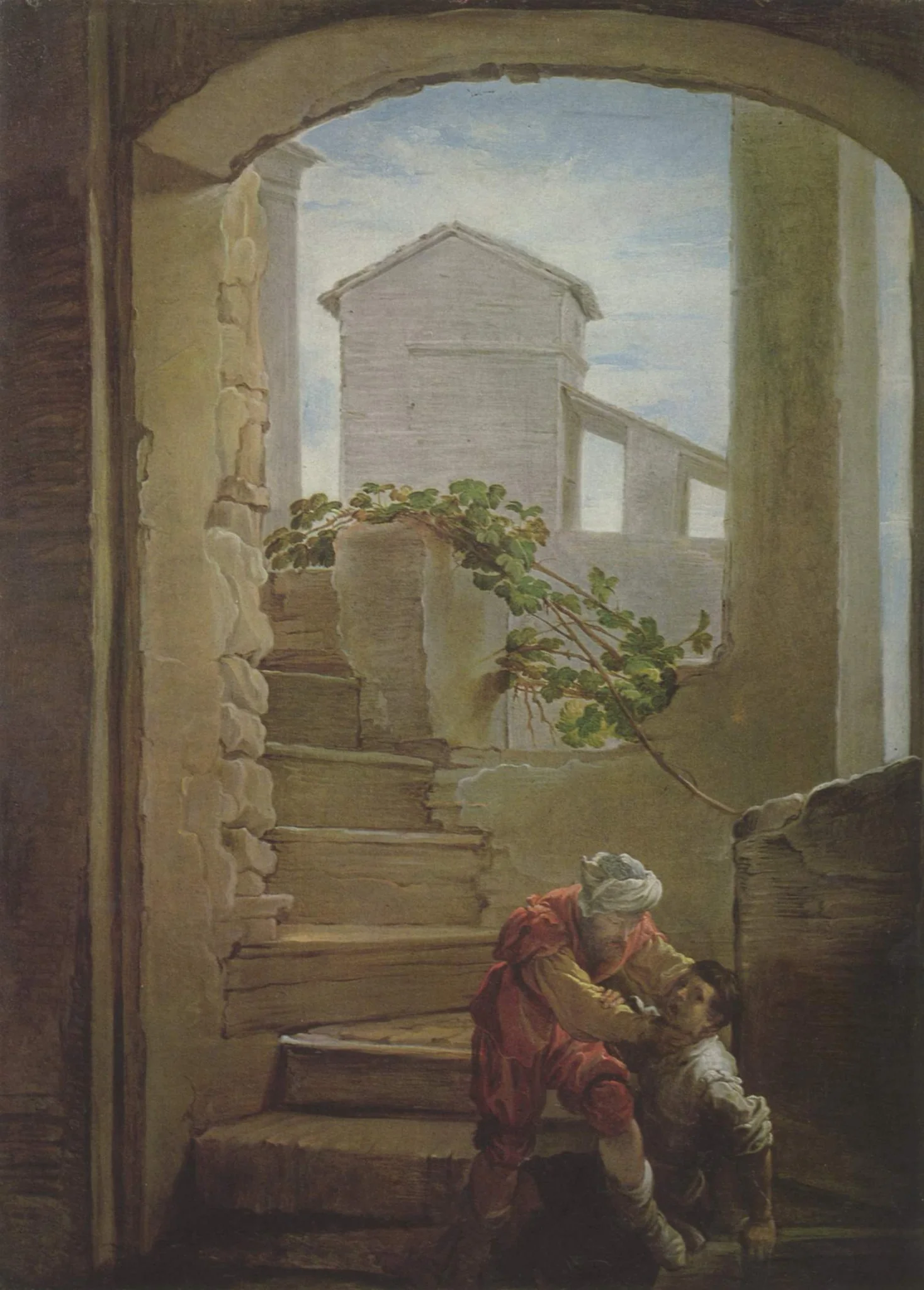 Parable of the Wicked Servant, by Domenico Fetti, oil, 1620