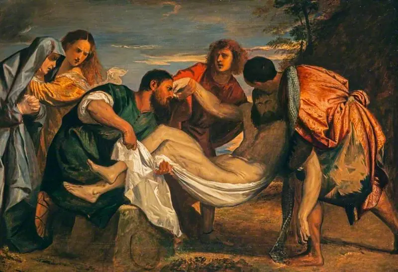 The Entombment of Christ (after Titian)