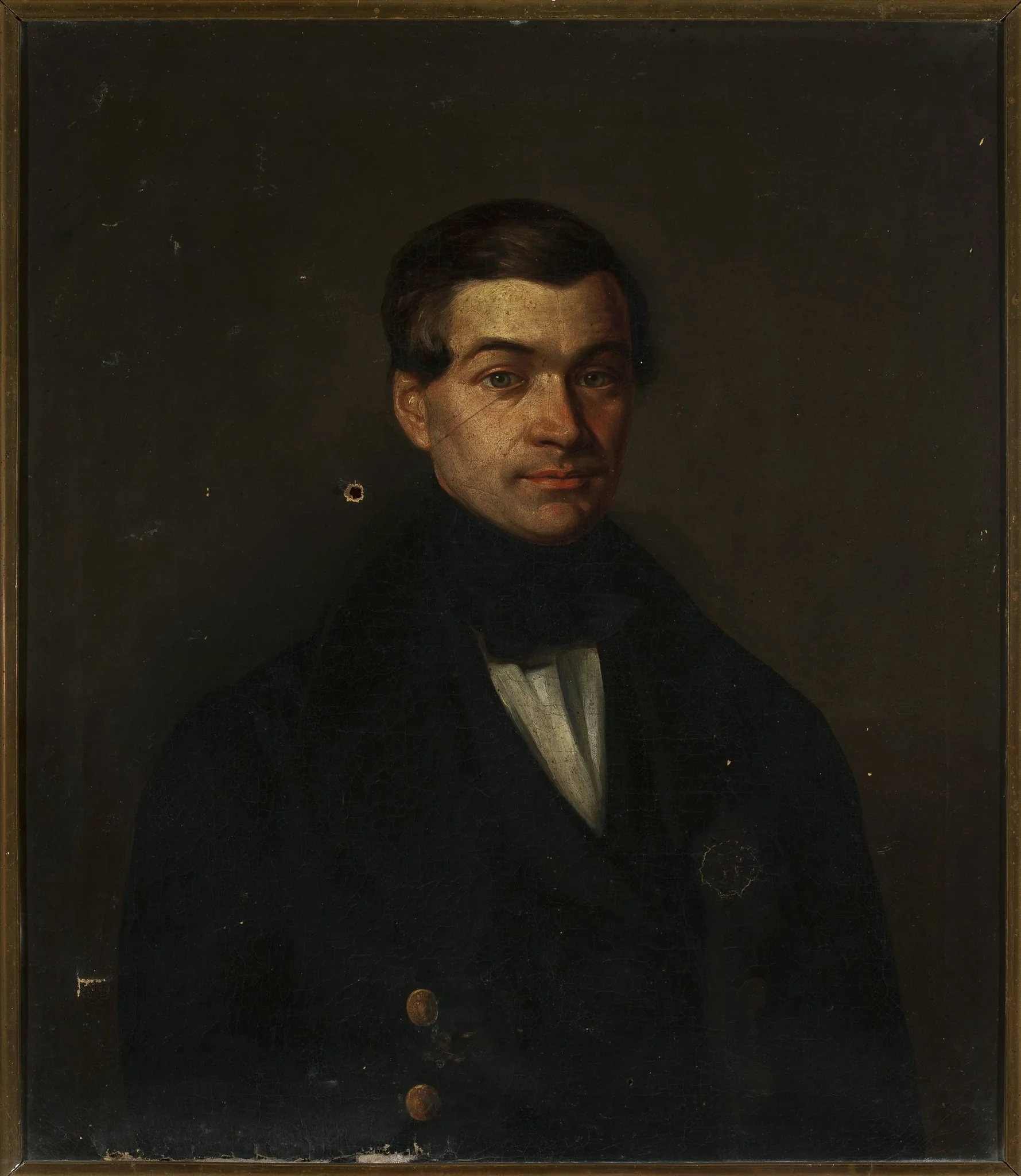 Male portrait, by Jan Rustem, oil, 1808