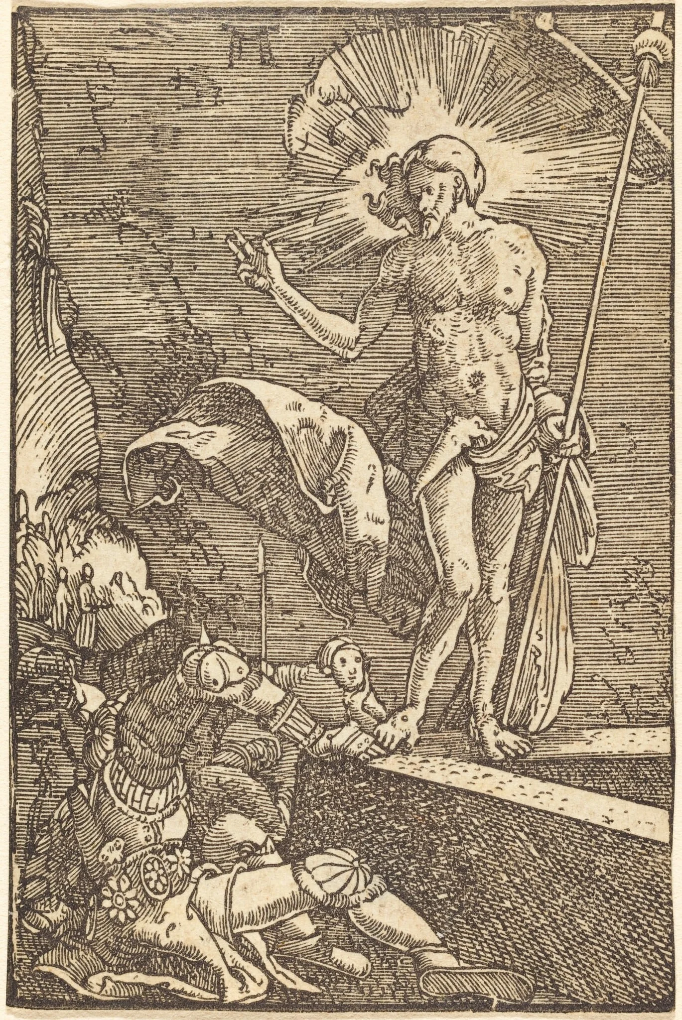 The Resurrection, by Albrecht Altdorfer, ink, 1513
