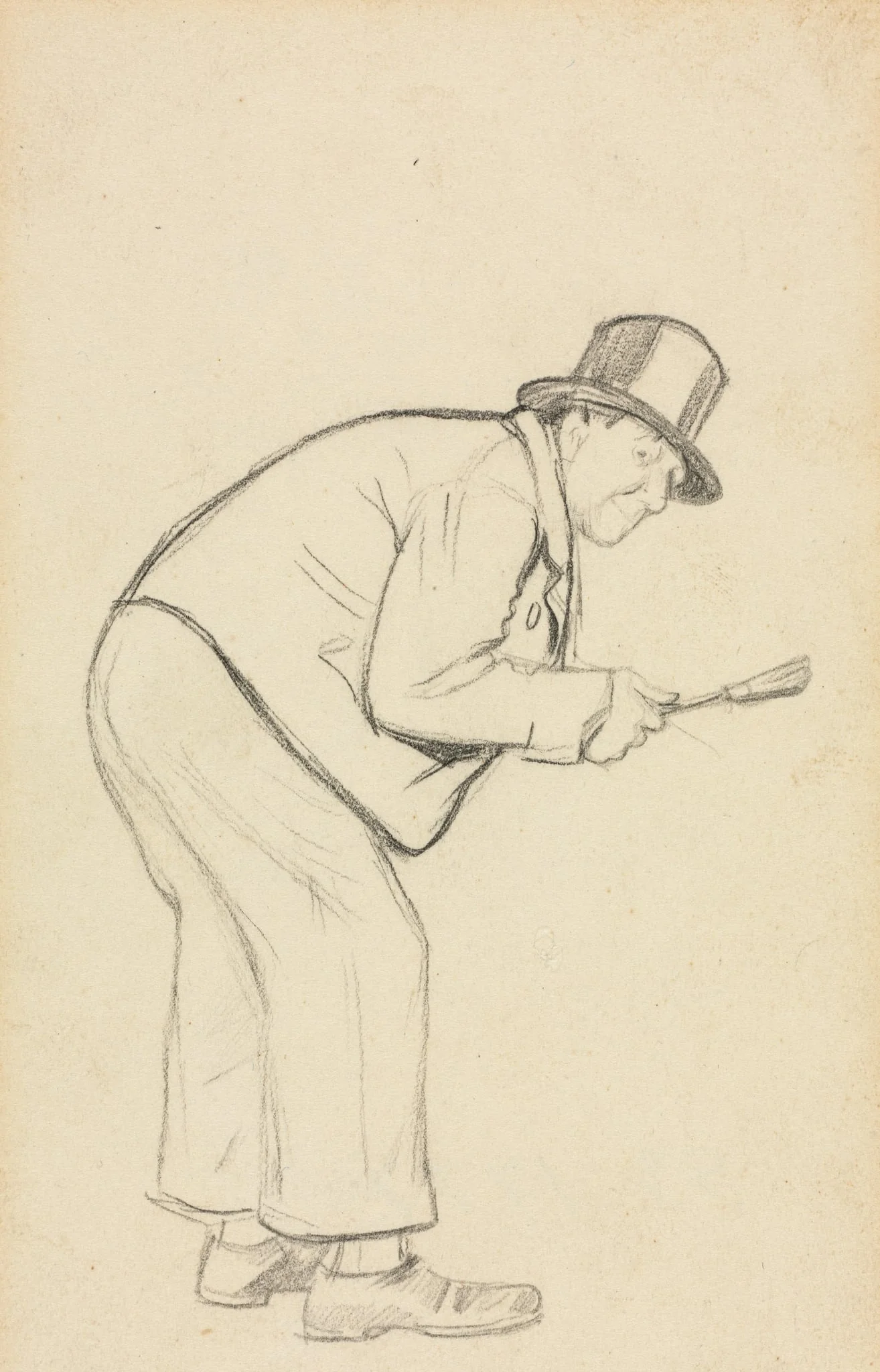 Study for "A Woman Hater"