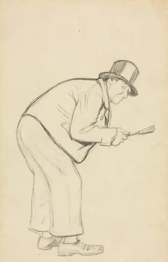 Study for "A Woman Hater"