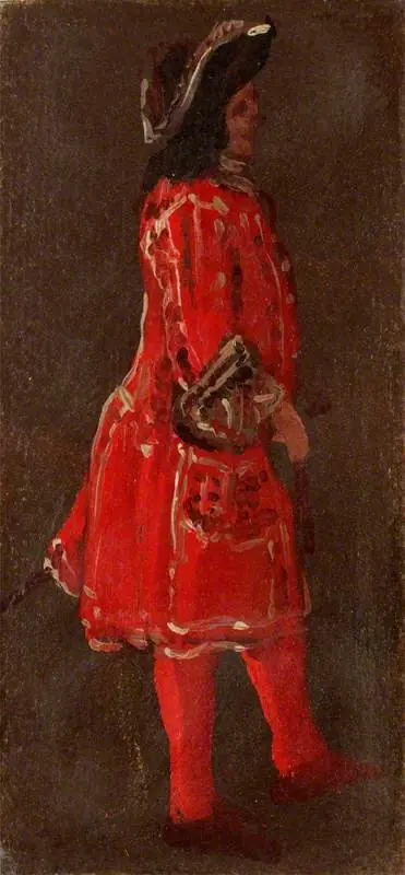A Man Wearing a Red Coat