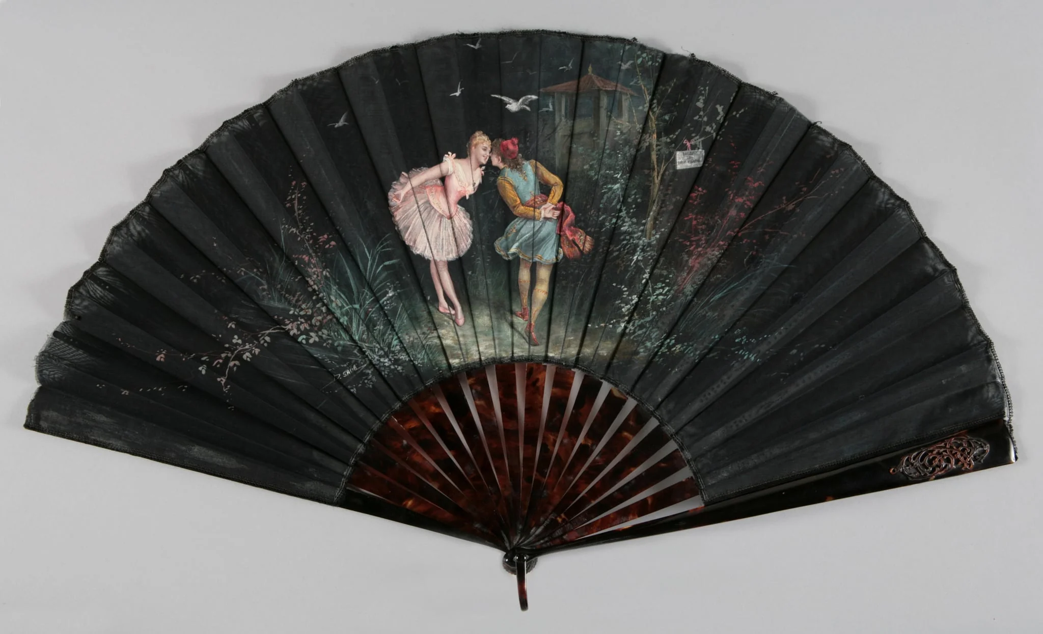 Eventail plié, by Unknown, unspecified, 1886