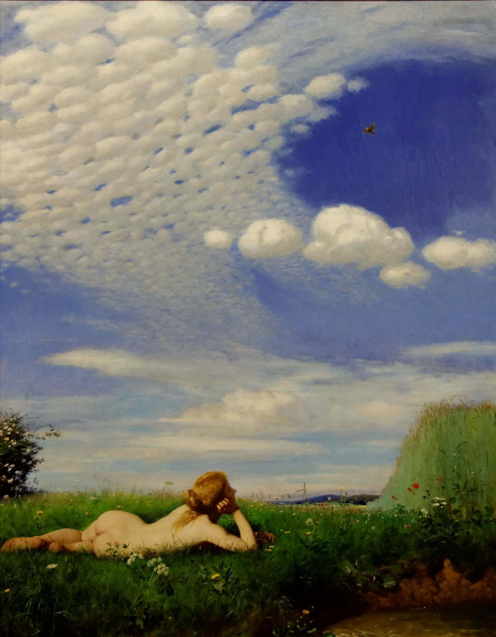 Skylark, by Pál Szinyei Merse, oil, 1892