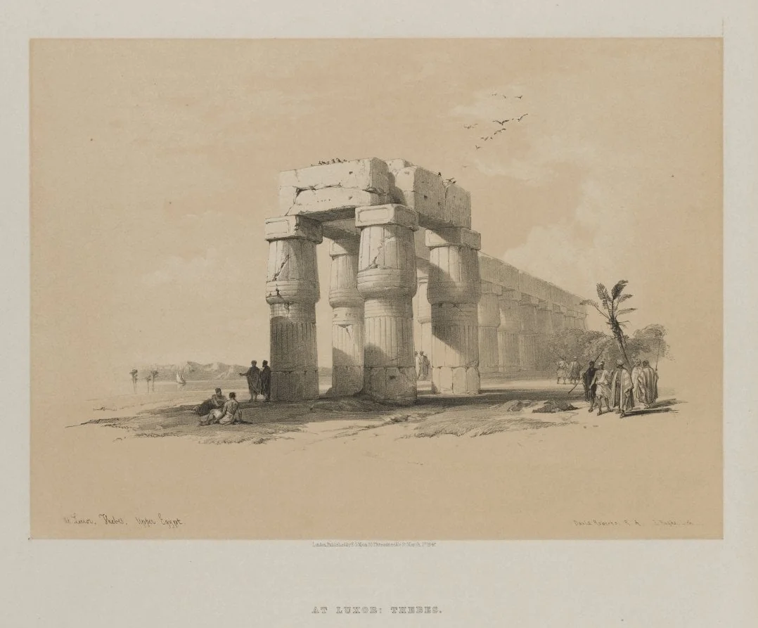 Egypt and Nubia, Volume I: At Luxor, Thebes, Upper Egypt, by Louis Haghe, 1847