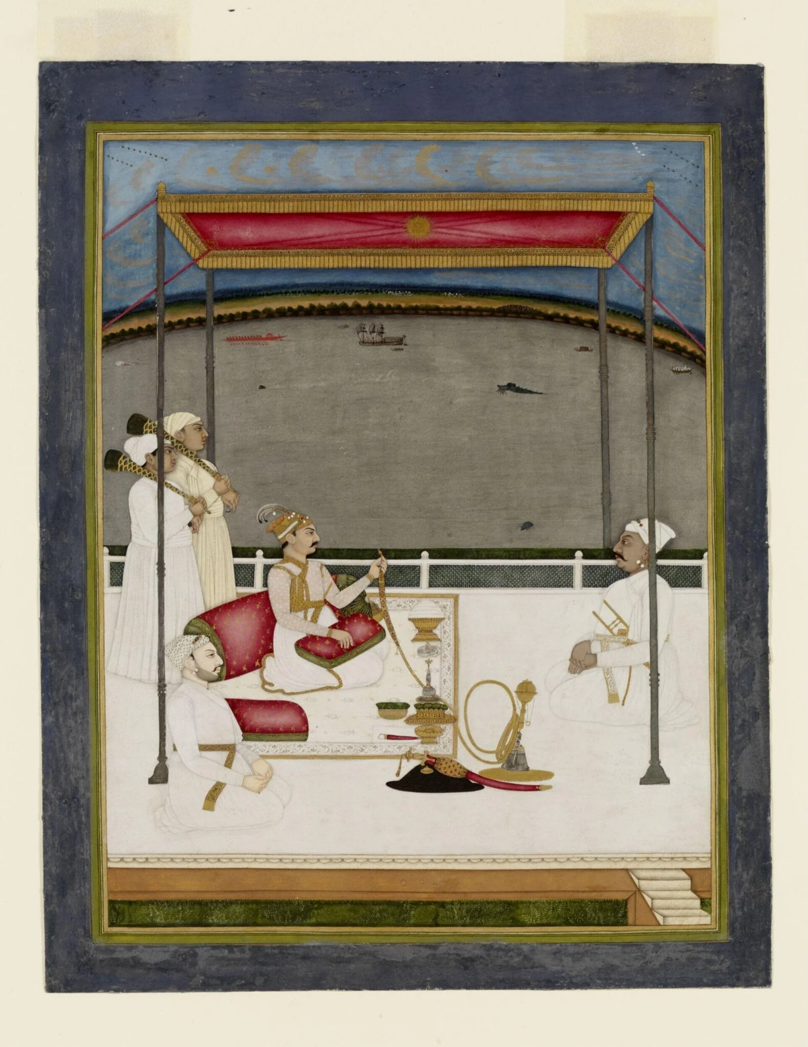 Nawab Mir Qasim, by Unknown, paint, 1760