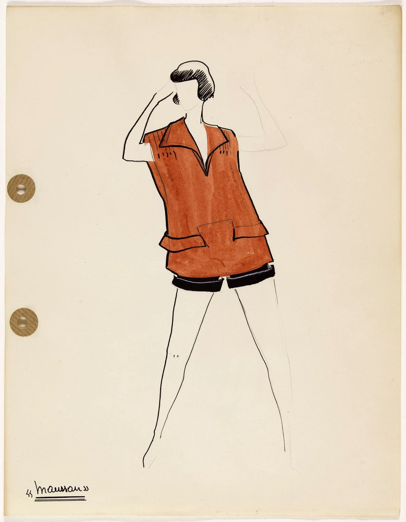 'Mousson', by Carven, 1949
