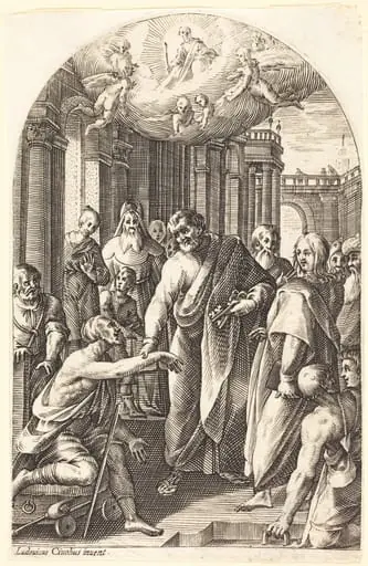 Peter and John Healing the Lame