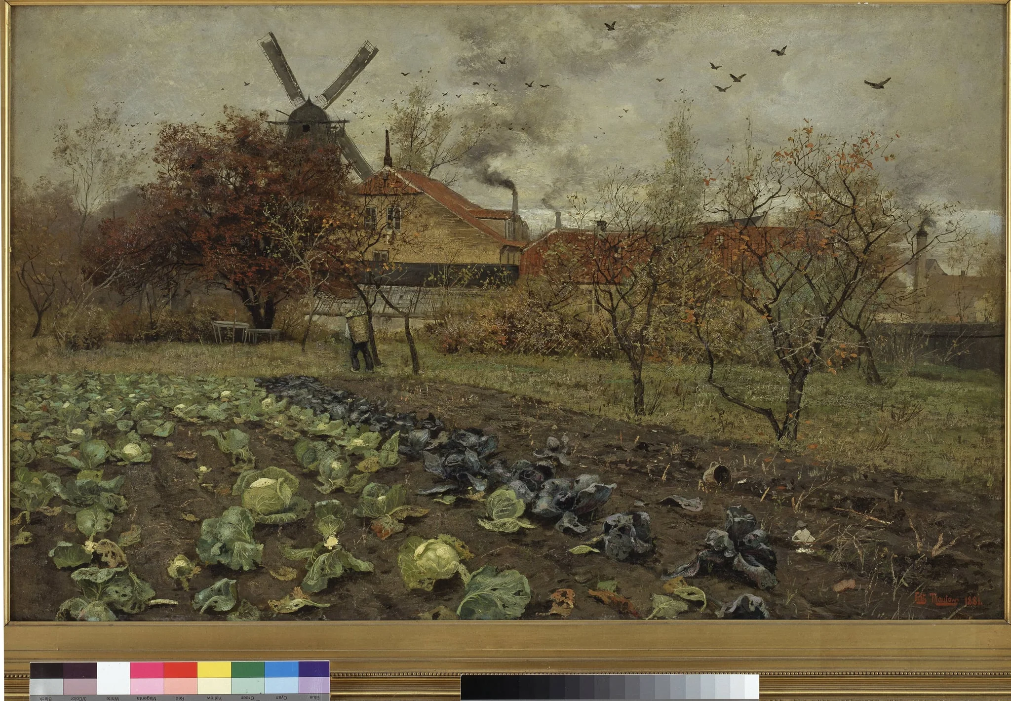 View of Amerikavej in Copenhagen, by Unknown, 1881
