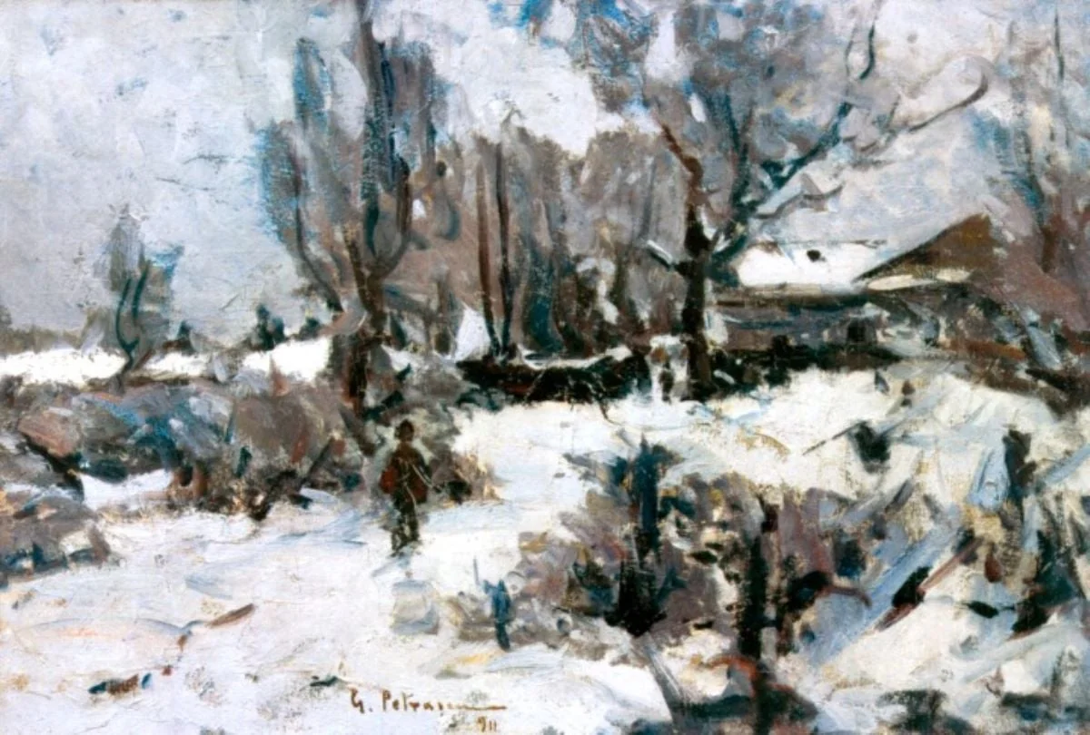 Iarna, by Gheorghe Petrașcu, unspecified, 1911