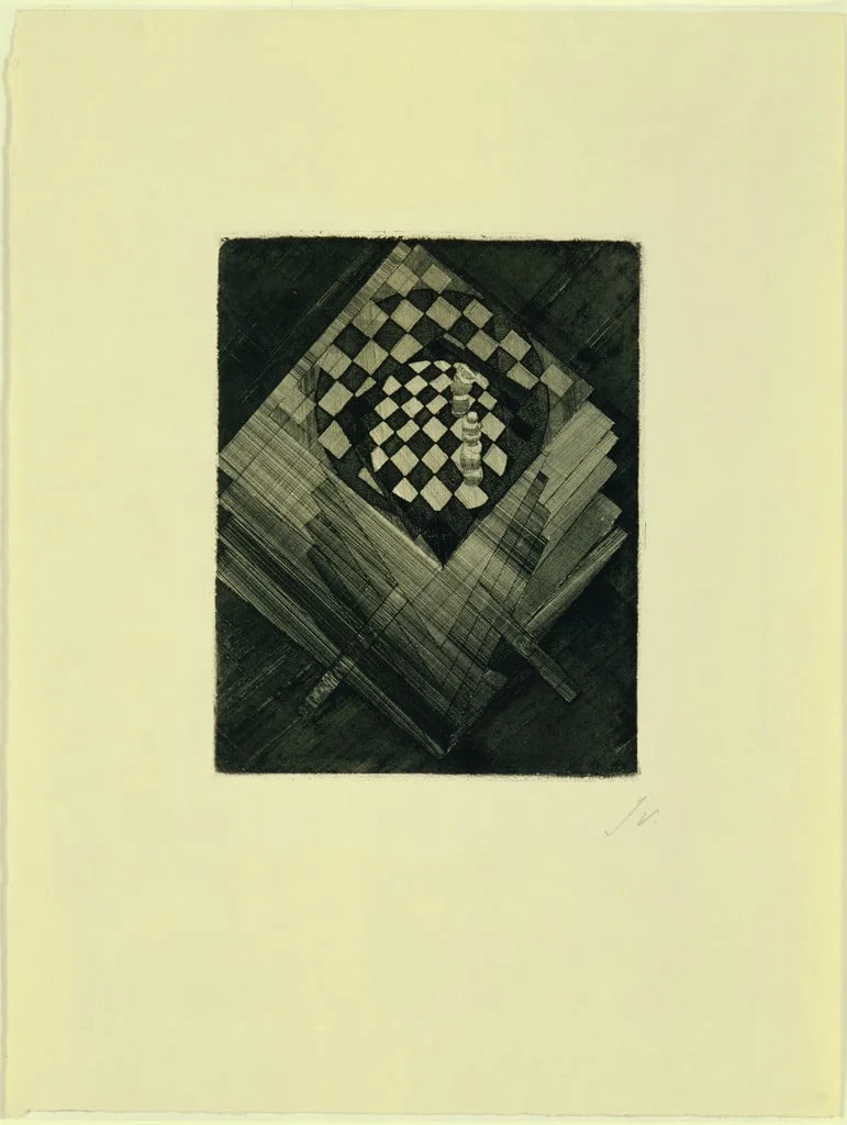 Untitled, by Jacques Villon, ink, 1920