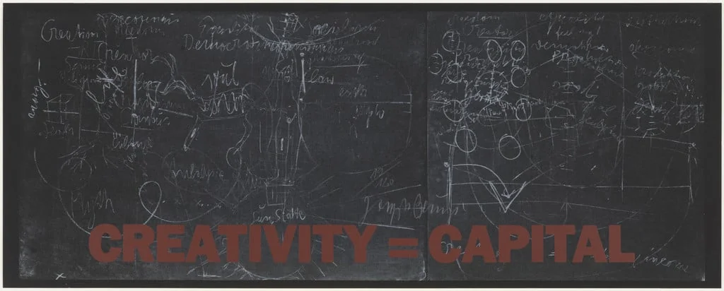Untitled, by Joseph Beuys, ink, 1983