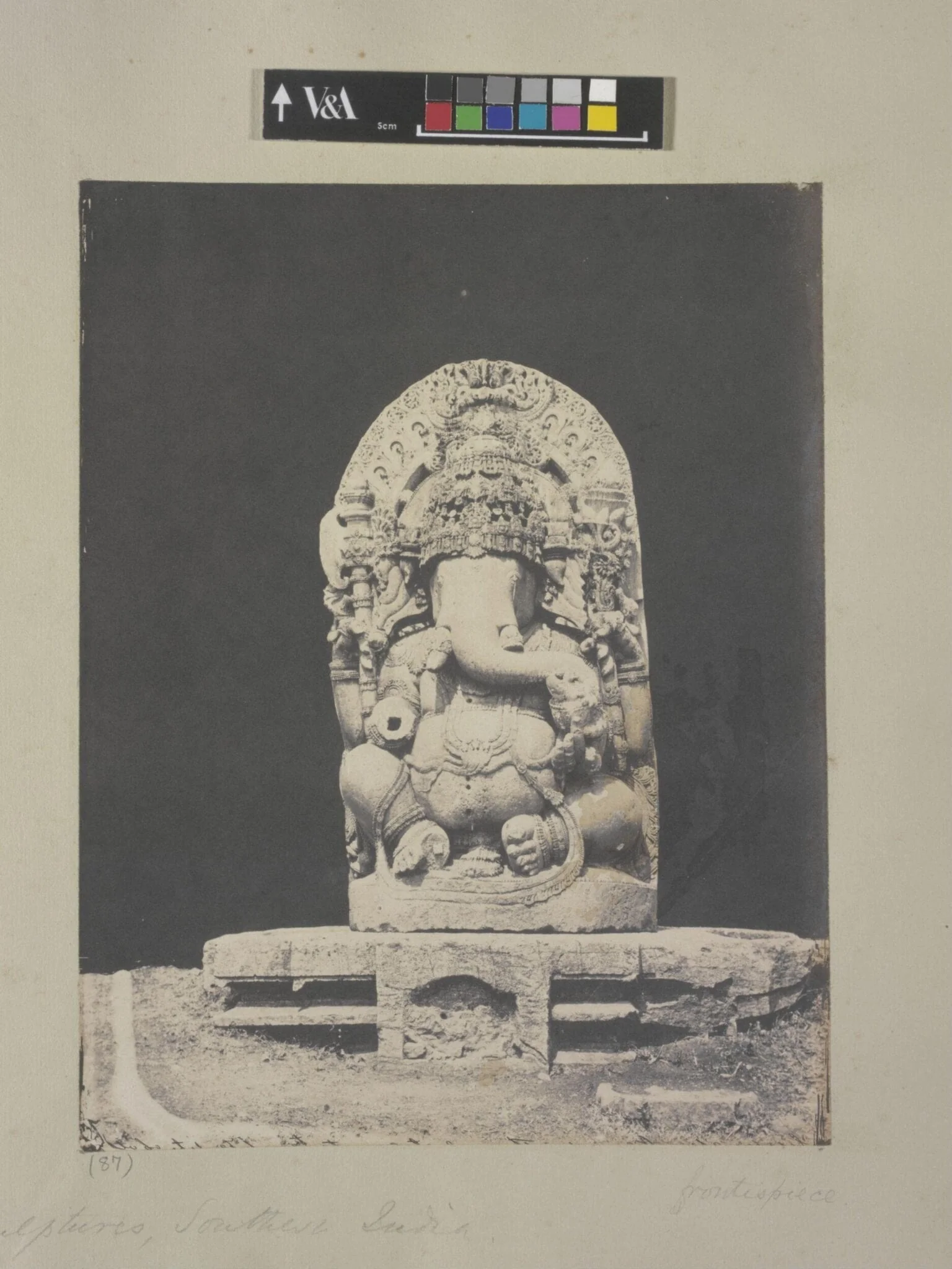 Hindoo Temple Sculptures, Southern India, Hullabeed