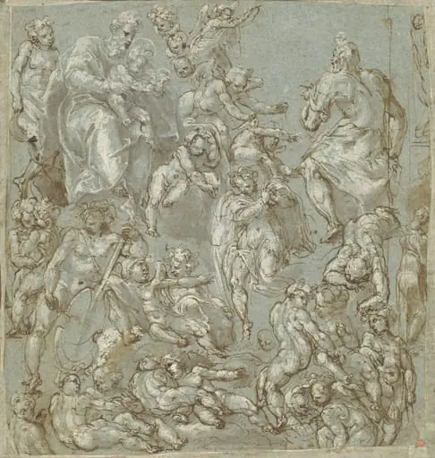Saint Joseph and the Christ Child with Angels and Putti