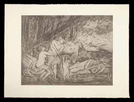 Cephalus and Aurora (after Poussin)