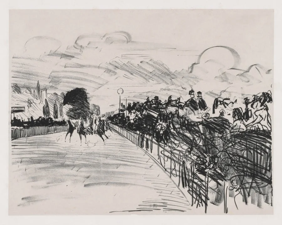 The Races, by Edouard Manet, 1865