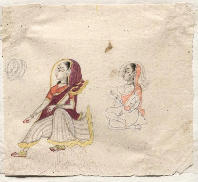 Two Women, by Unknown, 1774