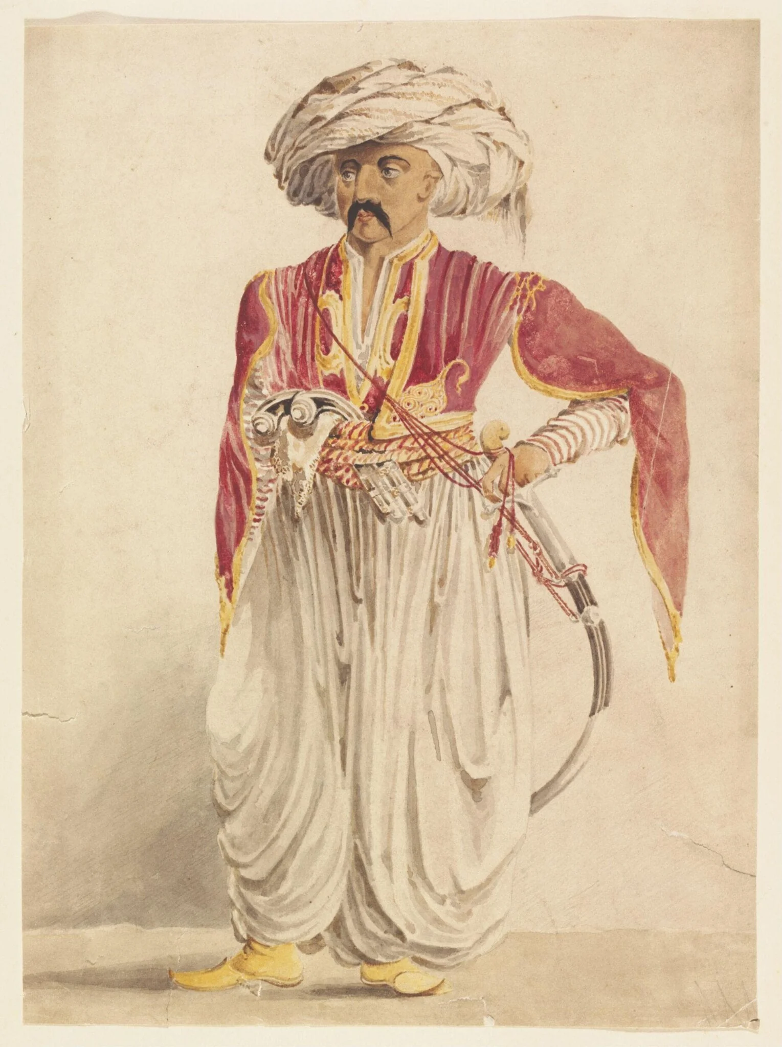 Figure of a Man in Turkish Military Costume