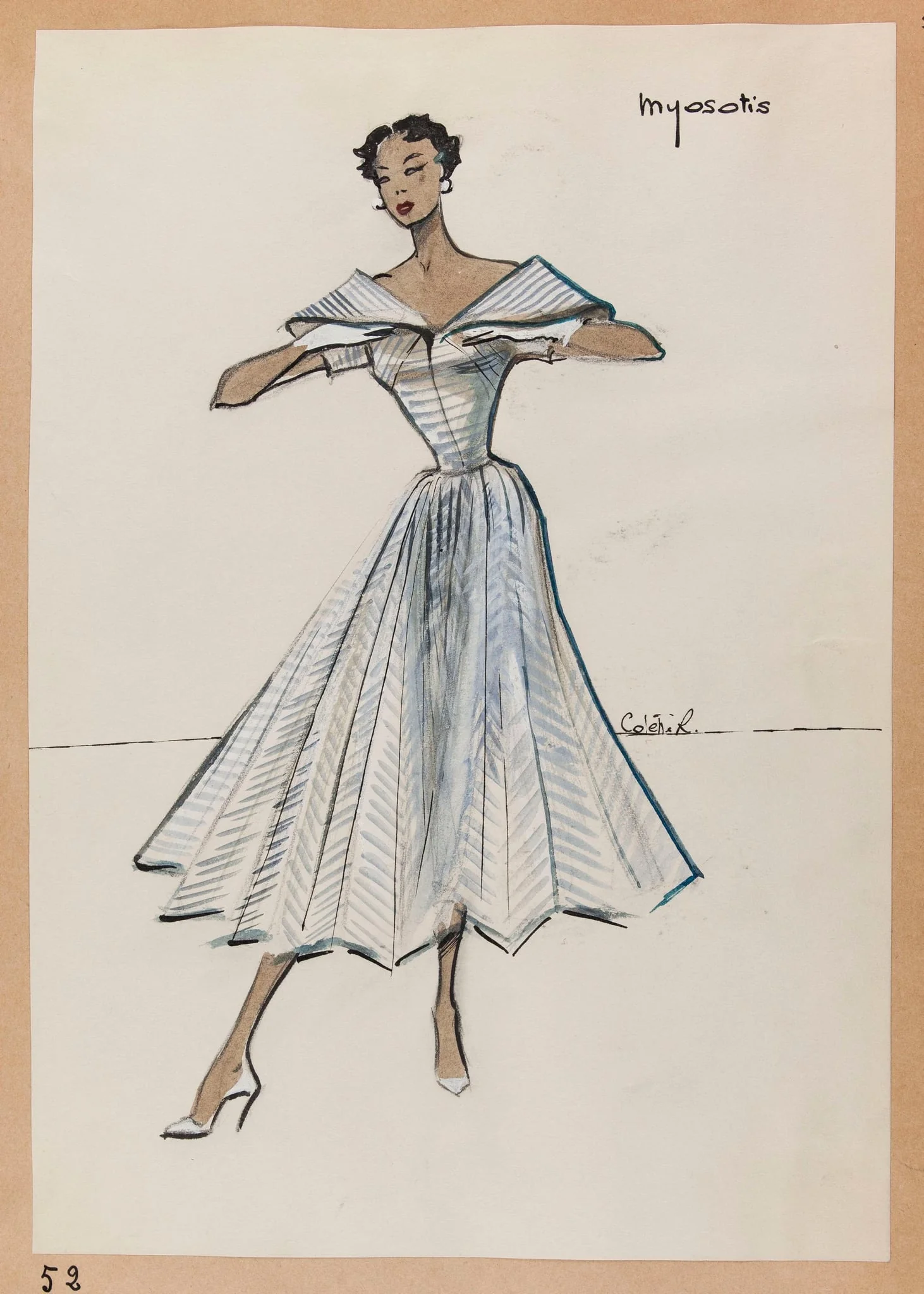Myosotis, by Carven, 1951