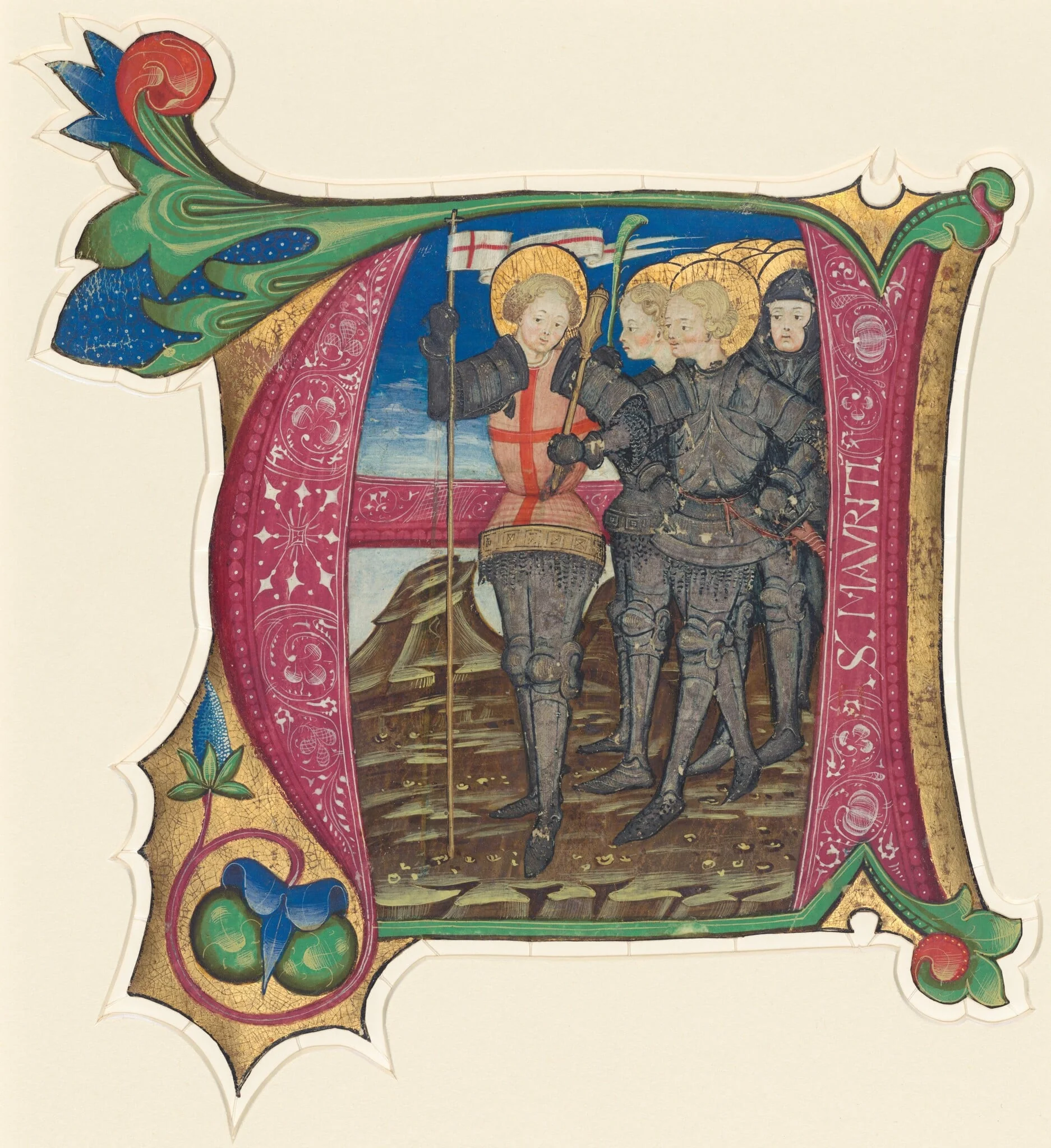 Saint Maurice and the Theban Legion, by Italian 15th Century, 1401