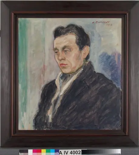 Miehen muotokuva (Yrjö Ramstedt)