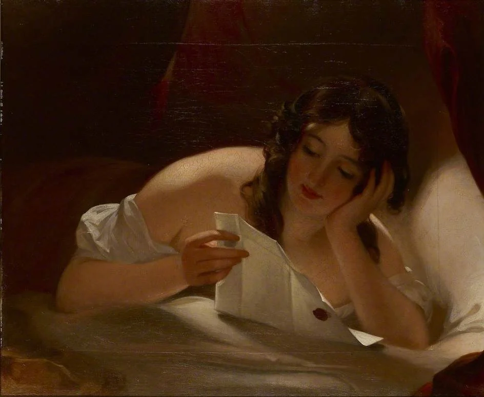 The Love Letter, by Thomas Sully, oil, 1834