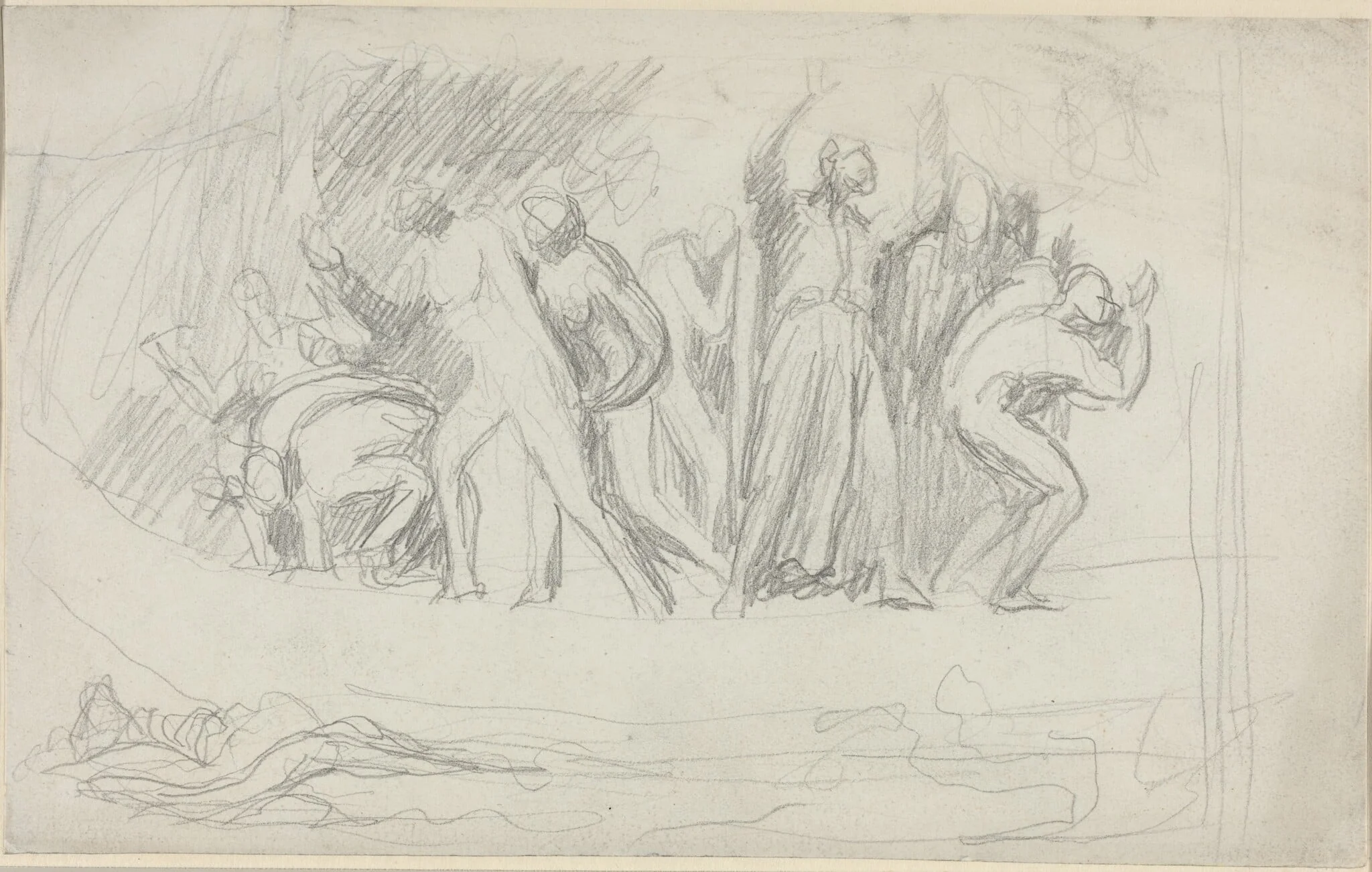 Study for "The Deluge"