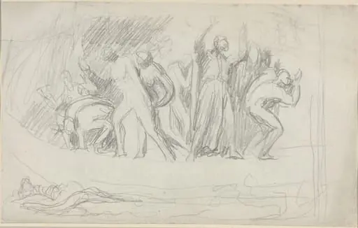 Study for "The Deluge"