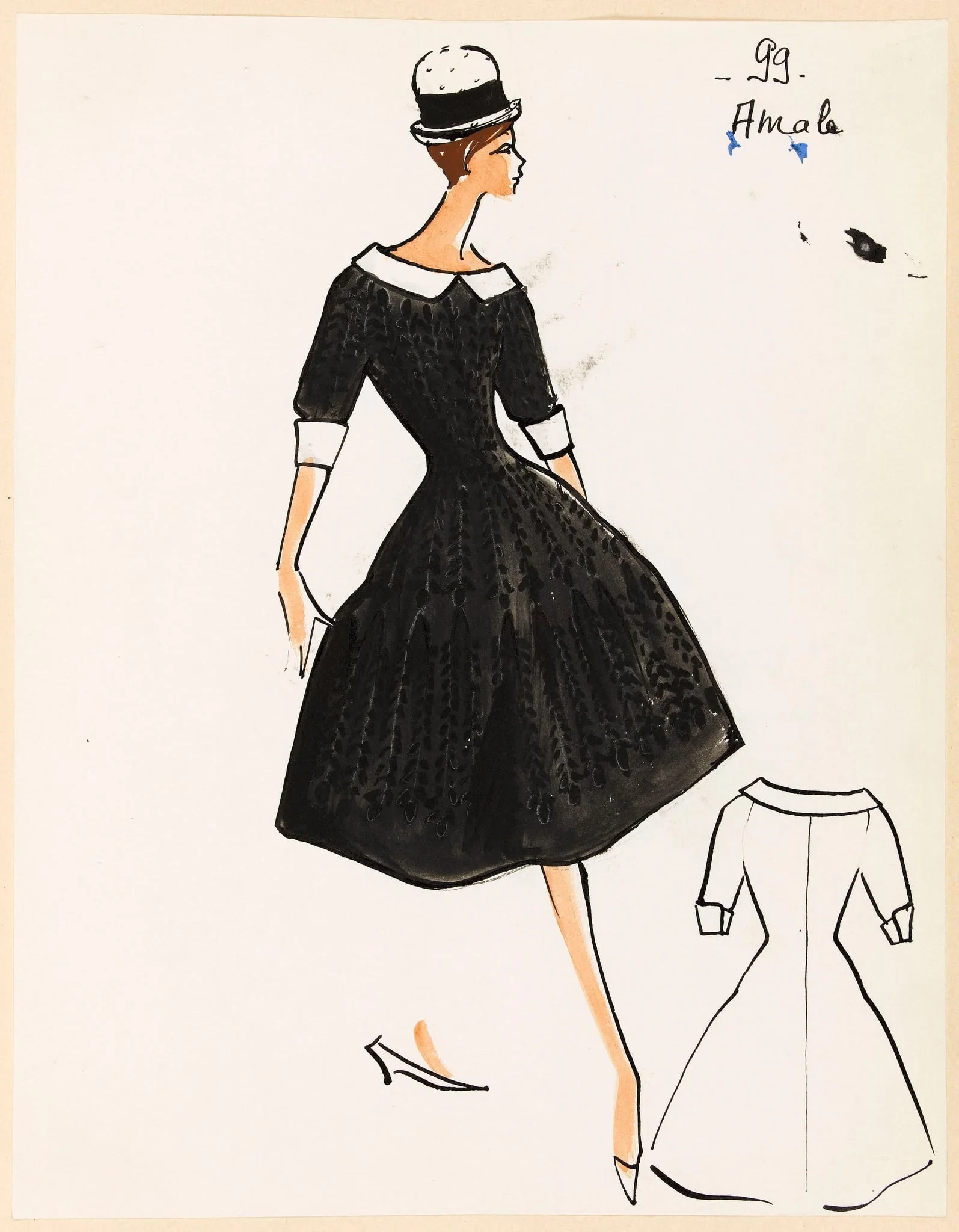 Amale, by Carven, 1959