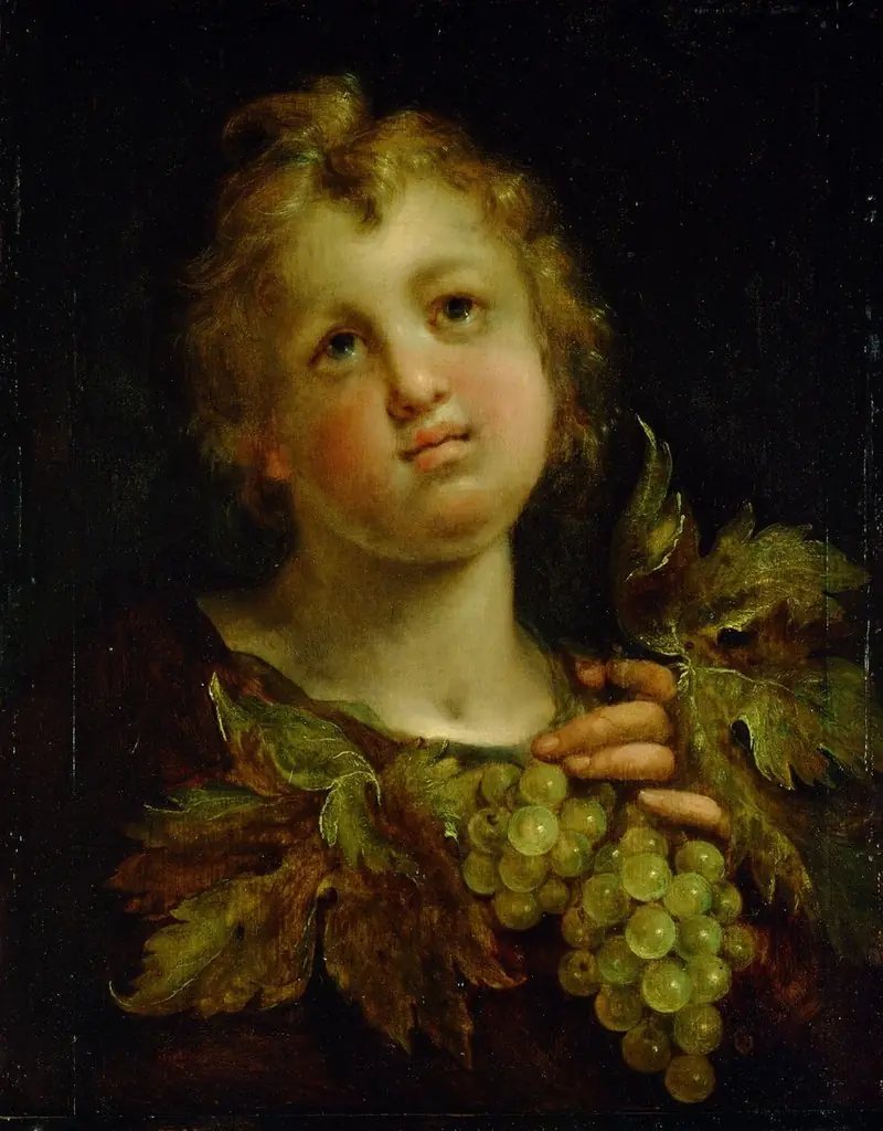 Boy with Grapes