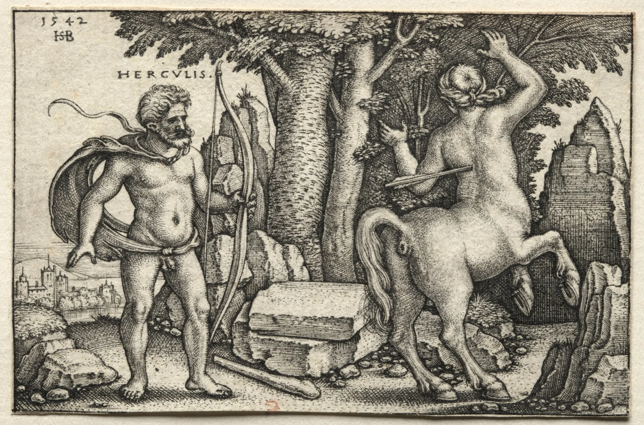 The Labors of Hercules:  Hercules Shooting Nessus
