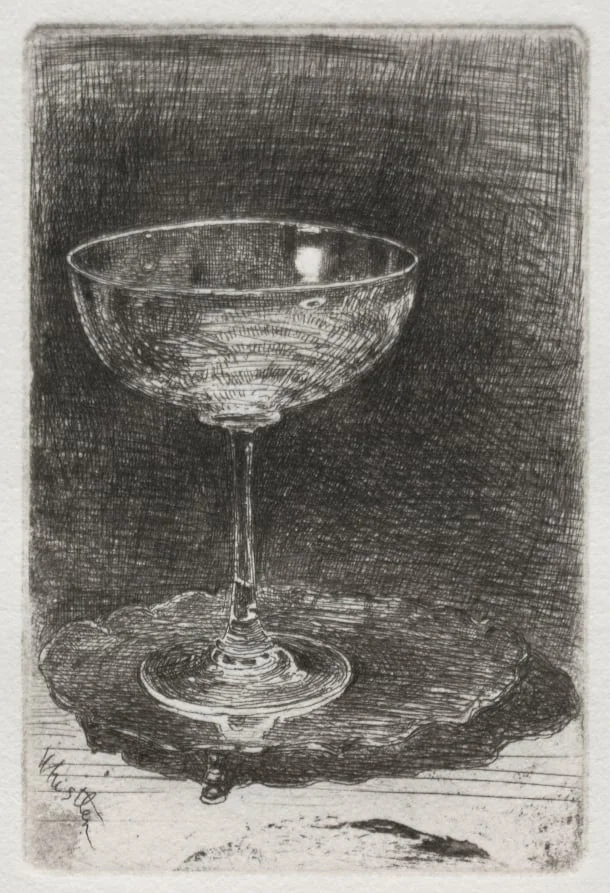 The Wine Glass, by James McNeill Whistler, 1858
