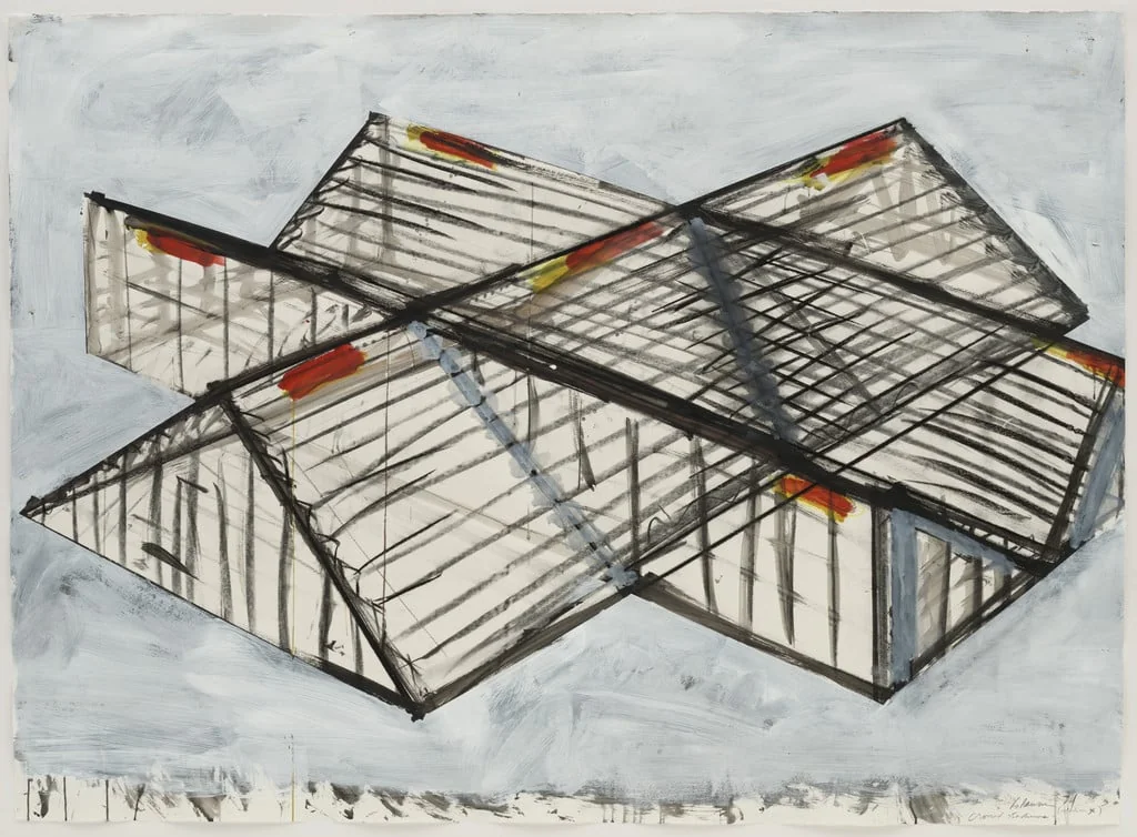 Untitled, by Bruce Nauman, watercolor, 1984