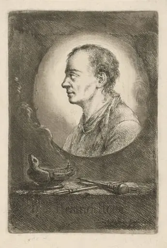 Memorial Sheet for the Artist's Brother, Johann Heinrich Rode