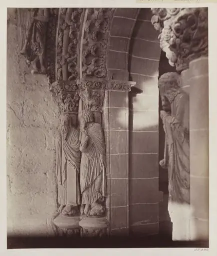 Cathedral, Santiago, Spain, Portico de la Gloria, Sculpture on the North wall