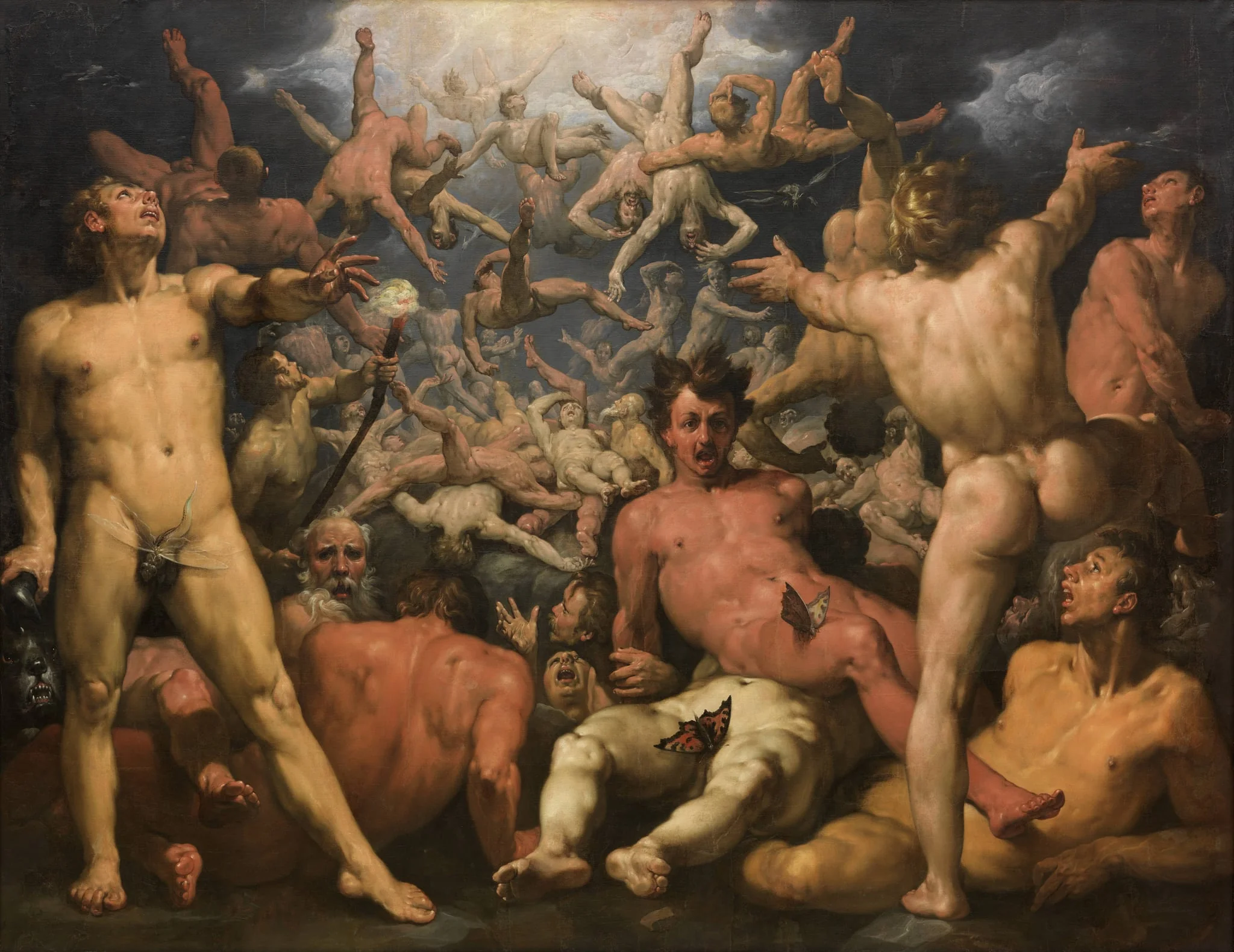 The Fall of the Titans, by Unknown, 1589