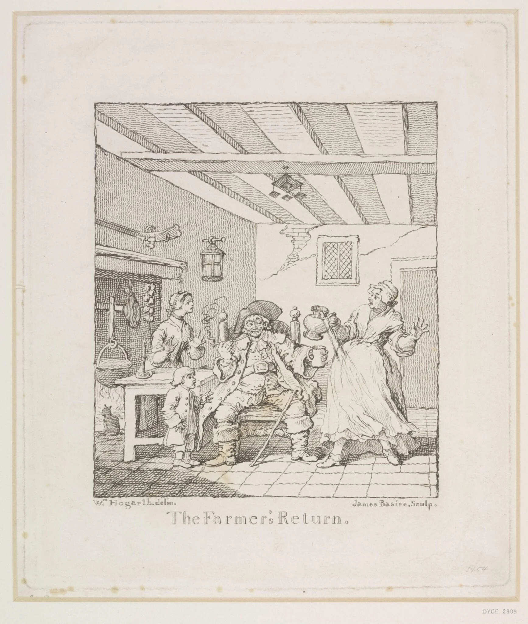 The Farmer's Return, by John James Basire, 1762