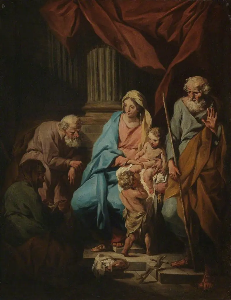 The Holy Family with Saint Elizabeth and Saint Zacharias with their Infant Saint John