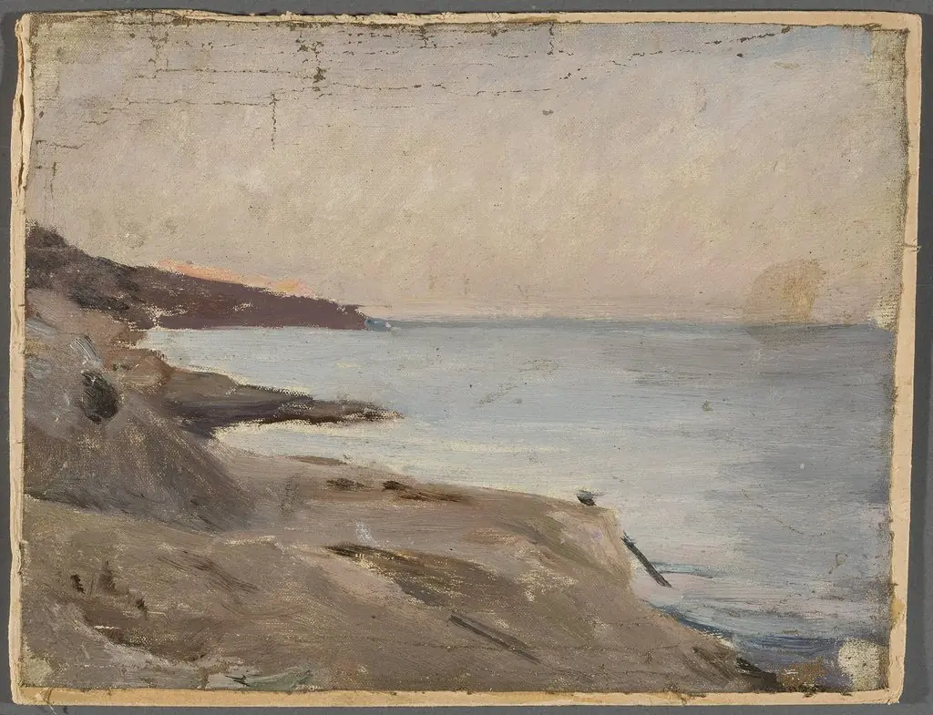 Marine landscape – Yalta. From the journey to Crimea
