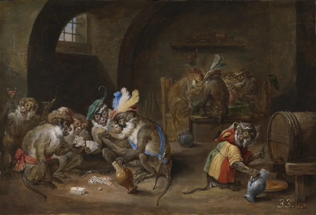 Monkeys in a Tavern