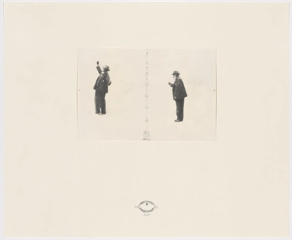 Untitled, by José Antonio Suárez Londoño, graphite, 2001