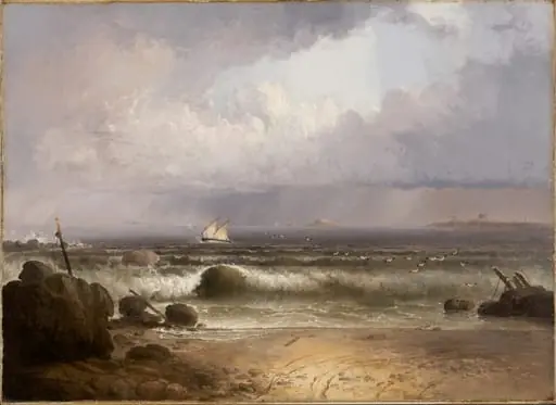 Coming Squall (Nahant Beach with a Summer Shower)