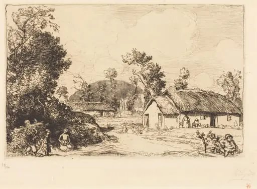 Pastime of Rest, Vendee (Le jeu du reposoir, Vendee)
