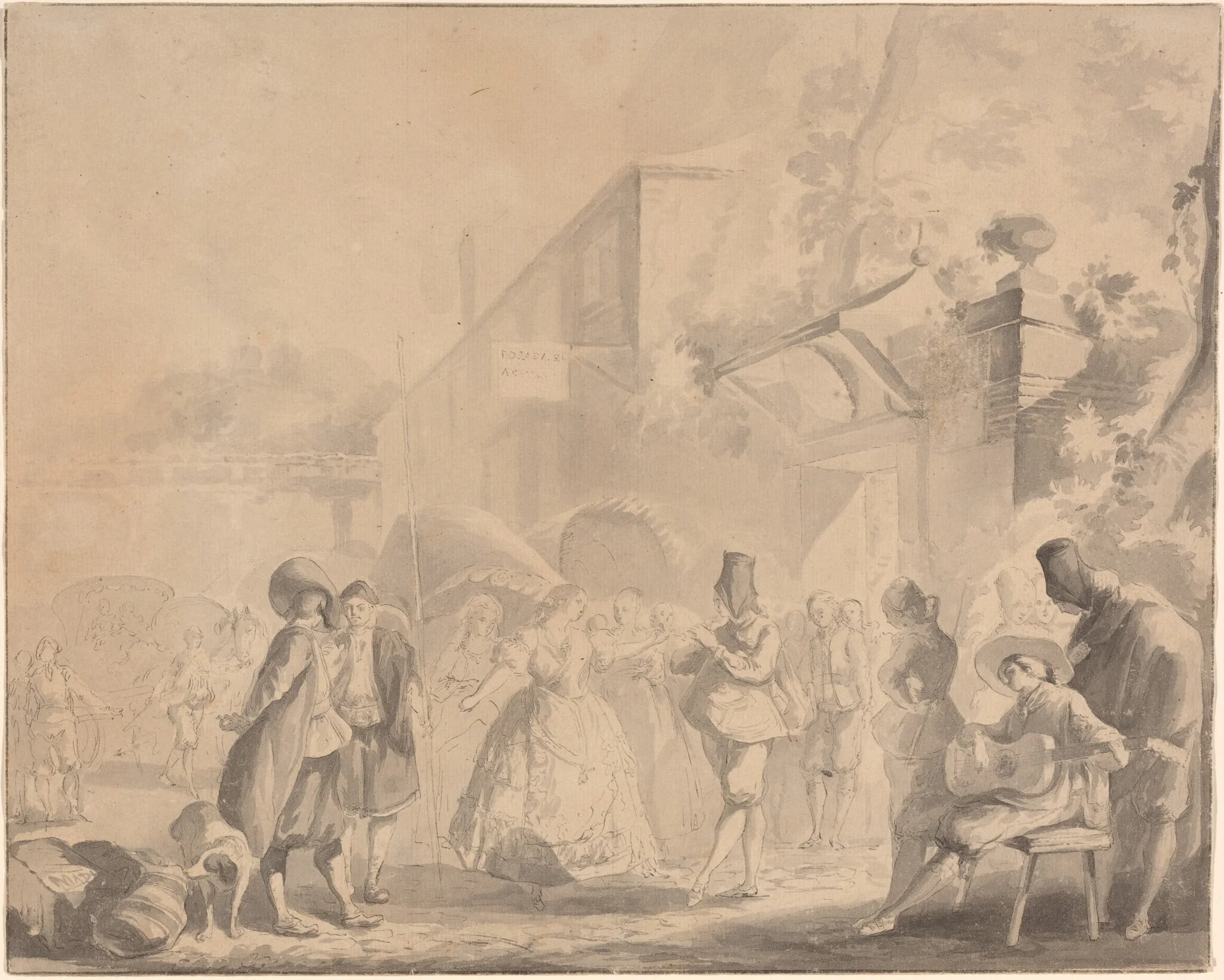 Dance in a Village Square