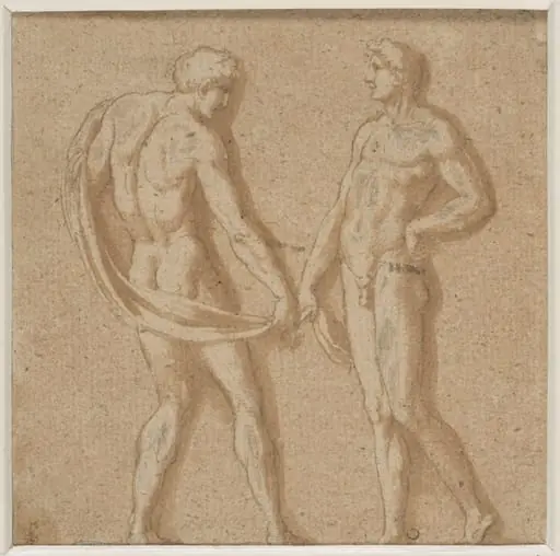 Two athletes