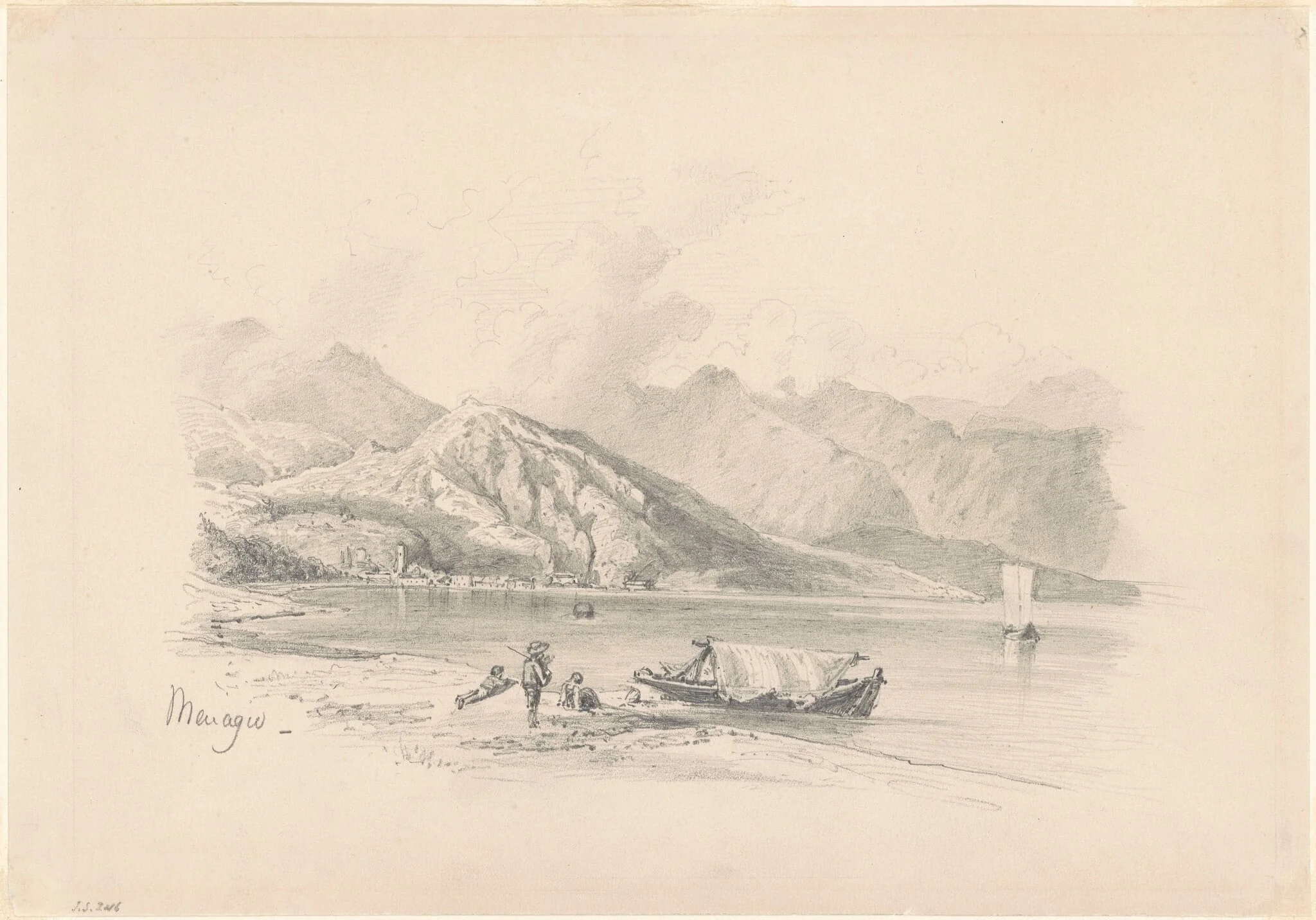 Lake Shore, Menaggio [recto]