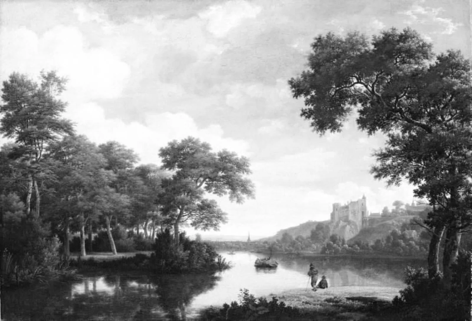 A Mediterranean Harbour, by Unknown, 1650